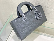 Dior Lady D-Joy Bag Grey Size 26 x 13.5 x 5 cm - 4