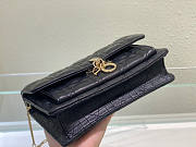 Dior Lady Dior Chain Pouch Black Size 19.5 x 12.5 x 5 cm - 4