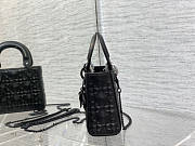 Dior Lady Mini Black Size 17 cm - 5