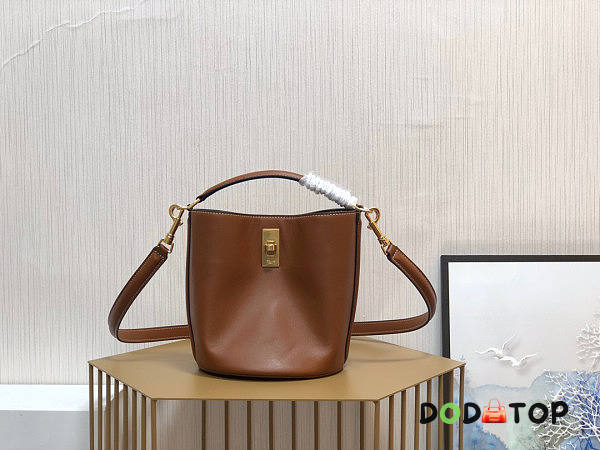 Celine Bucket 16 Brown - 1