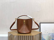 Celine Bucket 16 Brown - 1