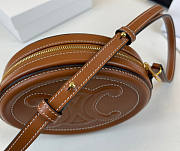 Celine Crossbody Oval Purse Size 16 x 12.5 x 4 cm - 5