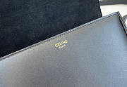 Celine Folco Cuir Triomphe Black Size 18.5 x 15 x 7 cm - 4