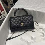 Chanel Flap Bag Calfskin Crystal Pearls Size 19 x 23 x 28 cm - 4