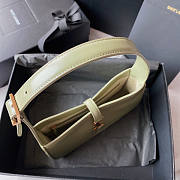 YSL Le 5 À 7 Hobo Bag Green Size 23 x 16 x 6.5 cm - 5