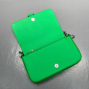 Balenciaga Bondage Wallet With Chain Green Size 20 x 11 x 5 cm - 3