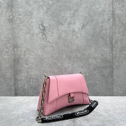 Balenciaga Downtown Small Shoulder Bag With Chain Pink Size 29 x 10 x 18 cm - 5