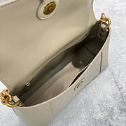 Balenciaga Downtown Small Shoulder Bag With Chain Beige Size 29 x 10 x 18 cm - 5