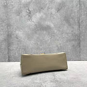 Balenciaga Downtown Small Shoulder Bag With Chain Beige Size 29 x 10 x 18 cm - 3