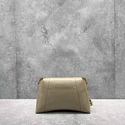 Balenciaga Downtown Small Shoulder Bag With Chain Beige Size 29 x 10 x 18 cm - 2