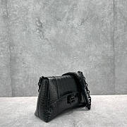 Balenciaga Downtown Small Shoulder Bag With Chain Full Black Size 29 x 10 x 18 cm - 4