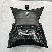 Balenciaga Downtown Small Shoulder Bag With Chain Full Black Size 29 x 10 x 18 cm - 3