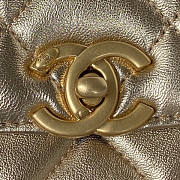 Chanel Small Flap Bag Gold Size 15 x 23 x 7 cm - 6