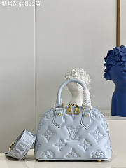 Louis Vuitton LV Alma BB Blue Size 24.5 x 18 x 12 cm - 3