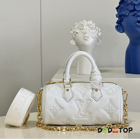 Louis Vuitton LV Wallet On Strap Bubblegram White Size 20 x 12 x 6 cm - 1