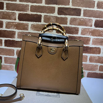 Gucci Diana Medium Tote Bag Brown Size 35 x 30 x 14 cm