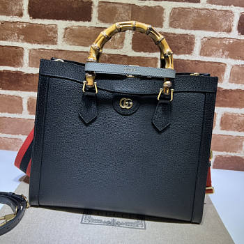 Gucci Diana Medium Tote Bag Black Size 35 x 30 x 14 cm