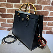 Gucci Diana Medium Tote Bag Black Size 35 x 30 x 14 cm - 5