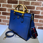 Gucci Diana Medium Tote Bag Blue Size 35 x 30 x 14 cm - 6