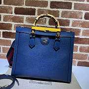 Gucci Diana Medium Tote Bag Blue Size 35 x 30 x 14 cm - 3