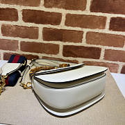Gucci Small Top Handle Bag With Bamboo White Size 21 x 15 x 7 cm - 5