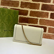 Gucci Diana Mini Bag With Bamboo White Size 19 x 11 x 5 cm - 5