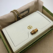 Gucci Diana Mini Bag With Bamboo White Size 19 x 11 x 5 cm - 4