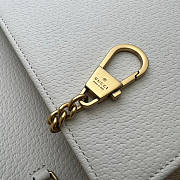 Gucci Diana Mini Bag With Bamboo White Size 19 x 11 x 5 cm - 3