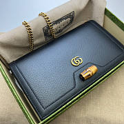 Gucci Diana Mini Bag With Bamboo Black Size 19 x 11 x 5 cm - 2