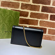 Gucci Diana Mini Bag With Bamboo Black Size 19 x 11 x 5 cm - 3