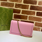Gucci Diana Mini Bag With Bamboo Pink Size 19 x 11 x 5 cm - 4