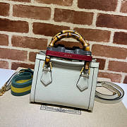 Gucci Diana Mini Tote Bag White Size 20 x 16 x 10 cm - 4