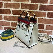 Gucci Diana Mini Tote Bag White Size 20 x 16 x 10 cm - 3