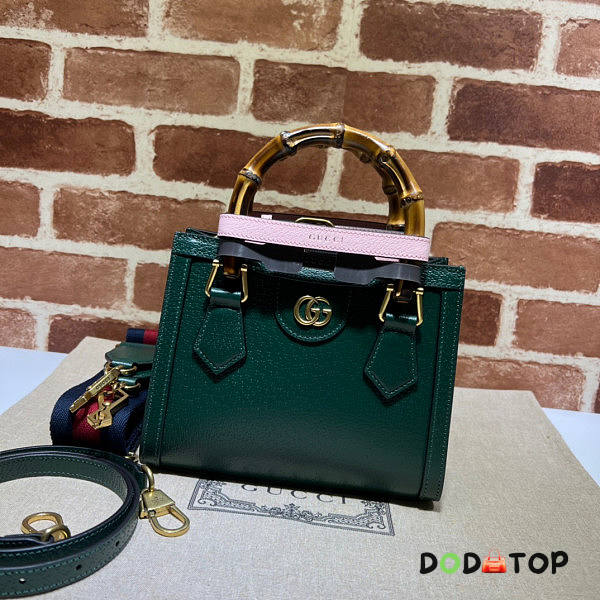 Gucci Diana Mini Tote Bag Green Size 20 x 16 x 10 cm - 1