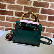 Gucci Diana Mini Tote Bag Green Size 20 x 16 x 10 cm - 6
