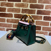 Gucci Diana Mini Tote Bag Green Size 20 x 16 x 10 cm - 4