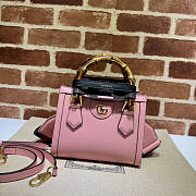 Gucci Diana Mini Tote Bag Pink Size 20 x 16 x 10 cm - 1