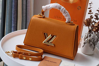 Louis Vuitton Twist One Handle PM Caramel Size 17 x 25 x 11 cm
