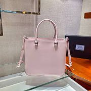 Prada Large Brushed Leather Tote Pink Size 24 x 22 x 6 cm - 3