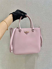 Prada Large Brushed Leather Tote Pink Size 24 x 22 x 6 cm - 2