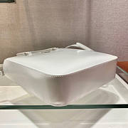 Prada Large Brushed Leather Tote White Size 24 x 22 x 6 cm - 6