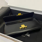 Celine Chain Bag Triomphe Black Gold Hardware Size 33 x 13 x 5 cm - 4