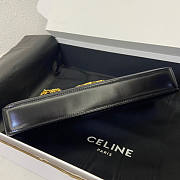 Celine Chain Bag Triomphe Black Gold Hardware Size 33 x 13 x 5 cm - 5