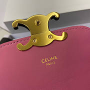 Celine Mini Triomphe Pink Size 11 x 8 x 4 cm - 5
