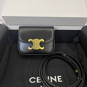 Celine Mini Triomphe Black Size 11 x 8 x 4 cm - 1