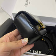 Celine Mini Triomphe Black Size 11 x 8 x 4 cm - 6