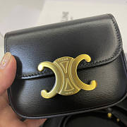 Celine Mini Triomphe Black Size 11 x 8 x 4 cm - 2