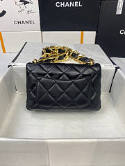 Chanel Small Flap Bag Black Size 17 x 21 x 6 cm - 4