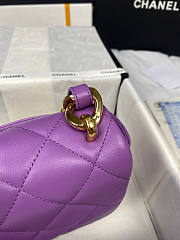 Chanel Large Flap Bag Purple Size 18 x 27 x 8 cm - 2