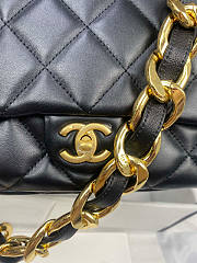 Chanel Large Flap Bag Black Size 18 x 27 x 8 cm - 6